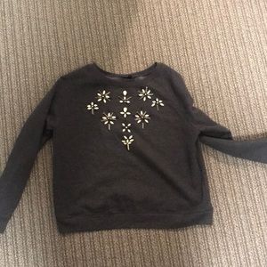 Jeweled sweatshirt